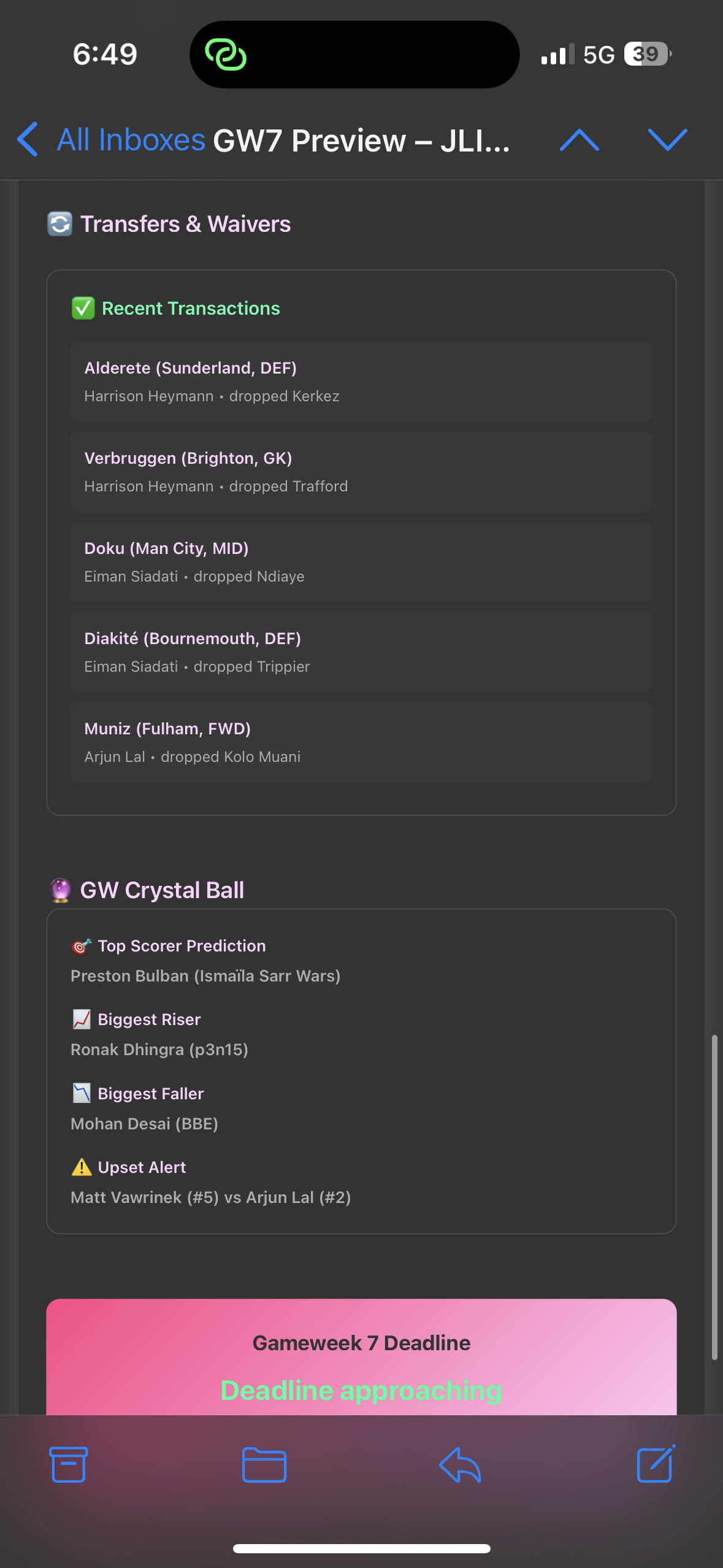 Fireside Draft Interface 1